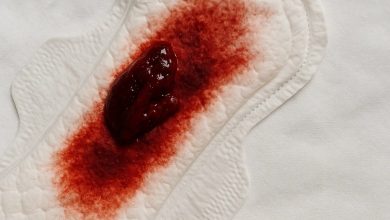 لخته خون در پریودی