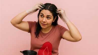 رنگ کردن مو در زمان پریود